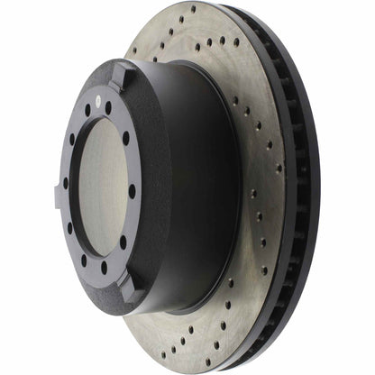 StopTech Sport Cross Drilled Brake Rotor; Right
