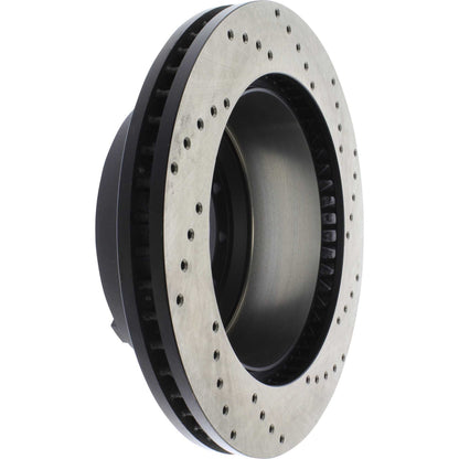 StopTech Sport Cross Drilled Brake Rotor; Right
