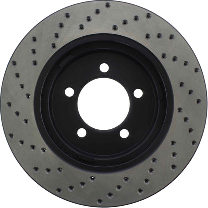 StopTech  Sport Cryo Cross Drilled Brake Rotor; Front Left