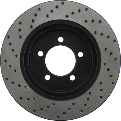 StopTech  Sport Cryo Cross Drilled Brake Rotor; Front Left