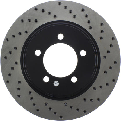 StopTech  Sport Cryo Cross Drilled Brake Rotor; Front Left