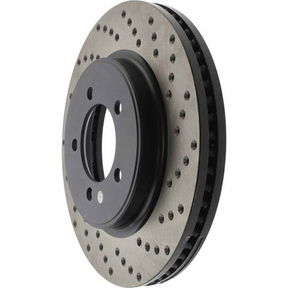 StopTech  Sport Cryo Cross Drilled Brake Rotor; Front Left