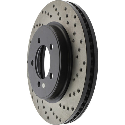 StopTech  Sport Cryo Cross Drilled Brake Rotor; Front Left