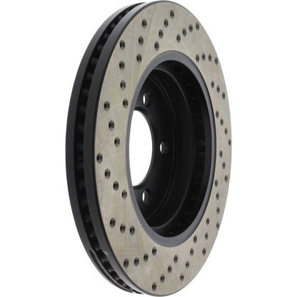 StopTech  Sport Cryo Cross Drilled Brake Rotor; Front Left