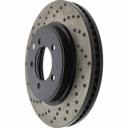 StopTech Sport Cryo Cross Drilled Brake Rotor; Front Right