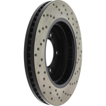 StopTech Sport Cryo Cross Drilled Brake Rotor; Front Right