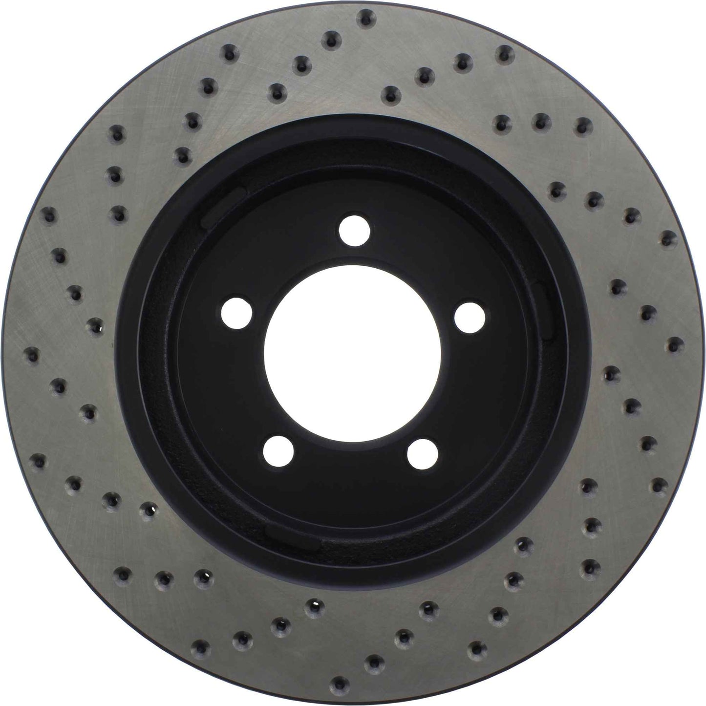 StopTech Sport Cross Drilled Brake Rotor; Front Left