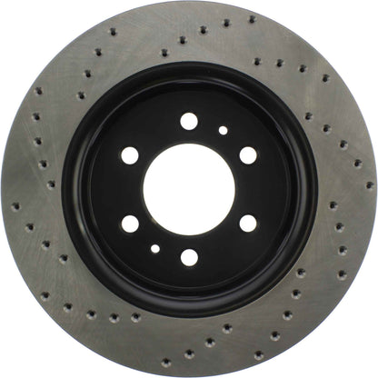 StopTech Sport Cryo Cross Drilled Brake Rotor; Front Left
