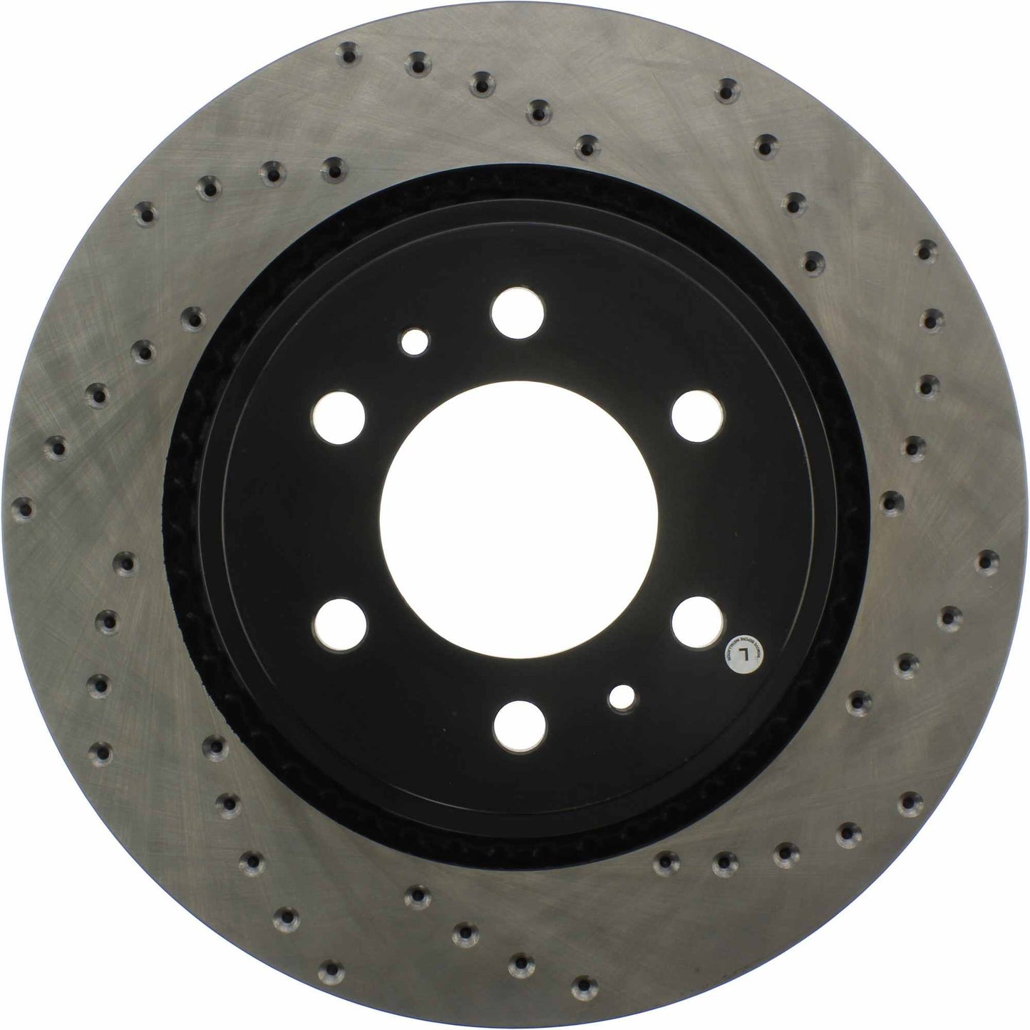 StopTech Sport Cryo Cross Drilled Brake Rotor; Front Left