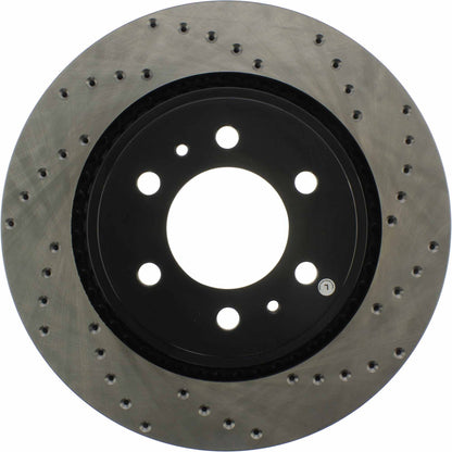 StopTech Sport Cryo Cross Drilled Brake Rotor; Front Left