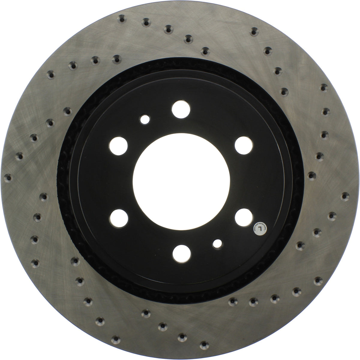 StopTech Sport Cryo Cross Drilled Brake Rotor; Front Left
