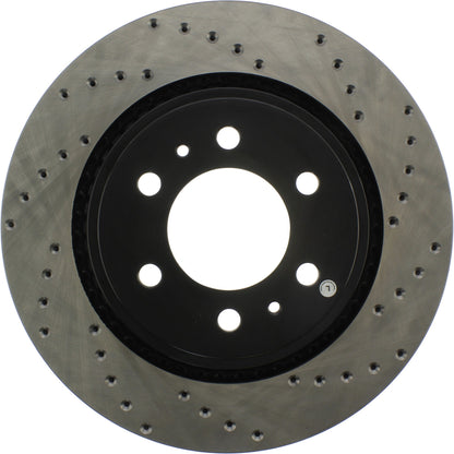 StopTech Sport Cryo Cross Drilled Brake Rotor; Front Left