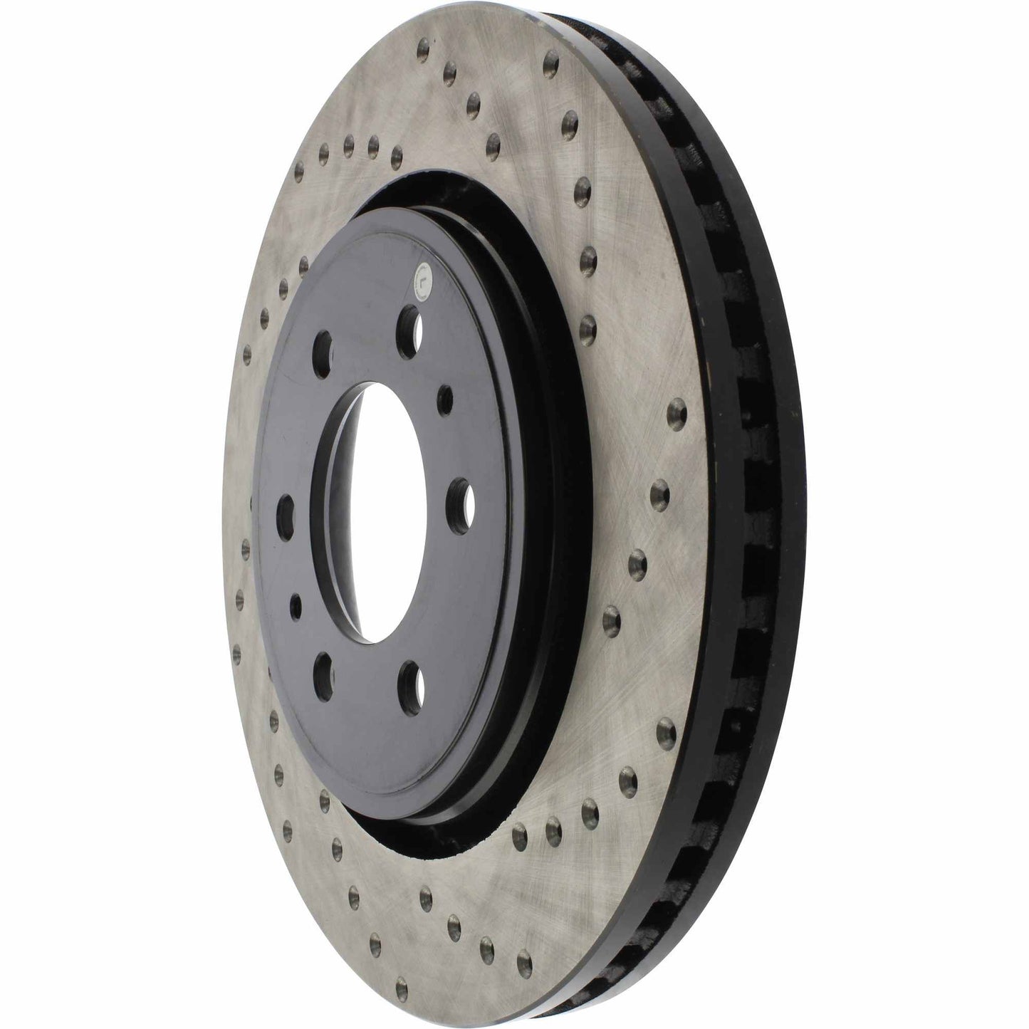 StopTech Sport Cryo Cross Drilled Brake Rotor; Front Left