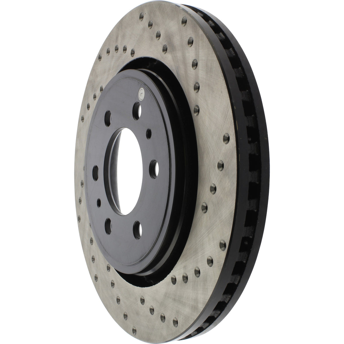 StopTech Sport Cryo Cross Drilled Brake Rotor; Front Left