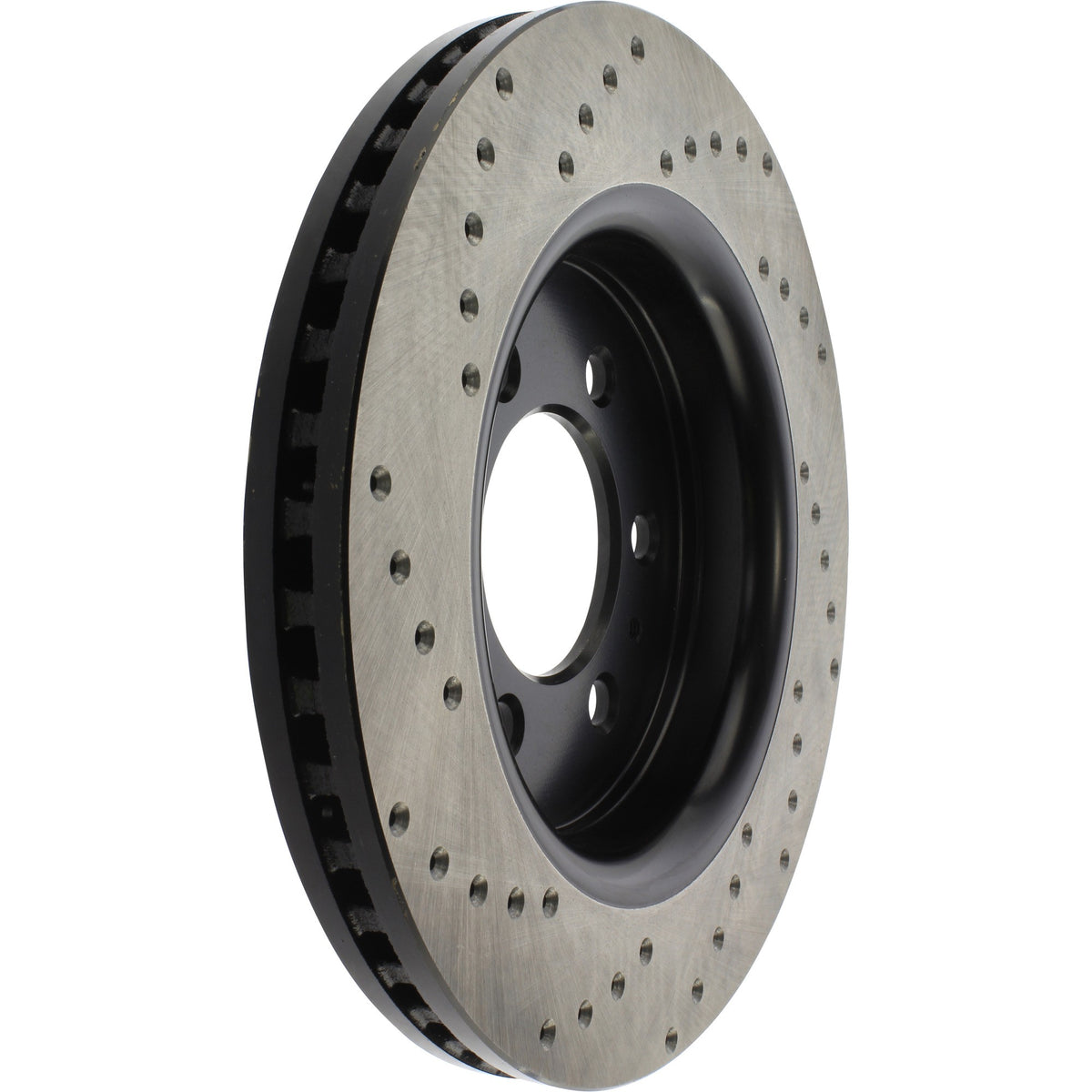 StopTech Sport Cryo Cross Drilled Brake Rotor; Front Left
