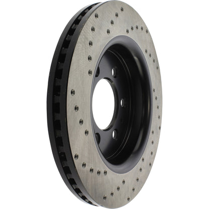StopTech Sport Cryo Cross Drilled Brake Rotor; Front Left