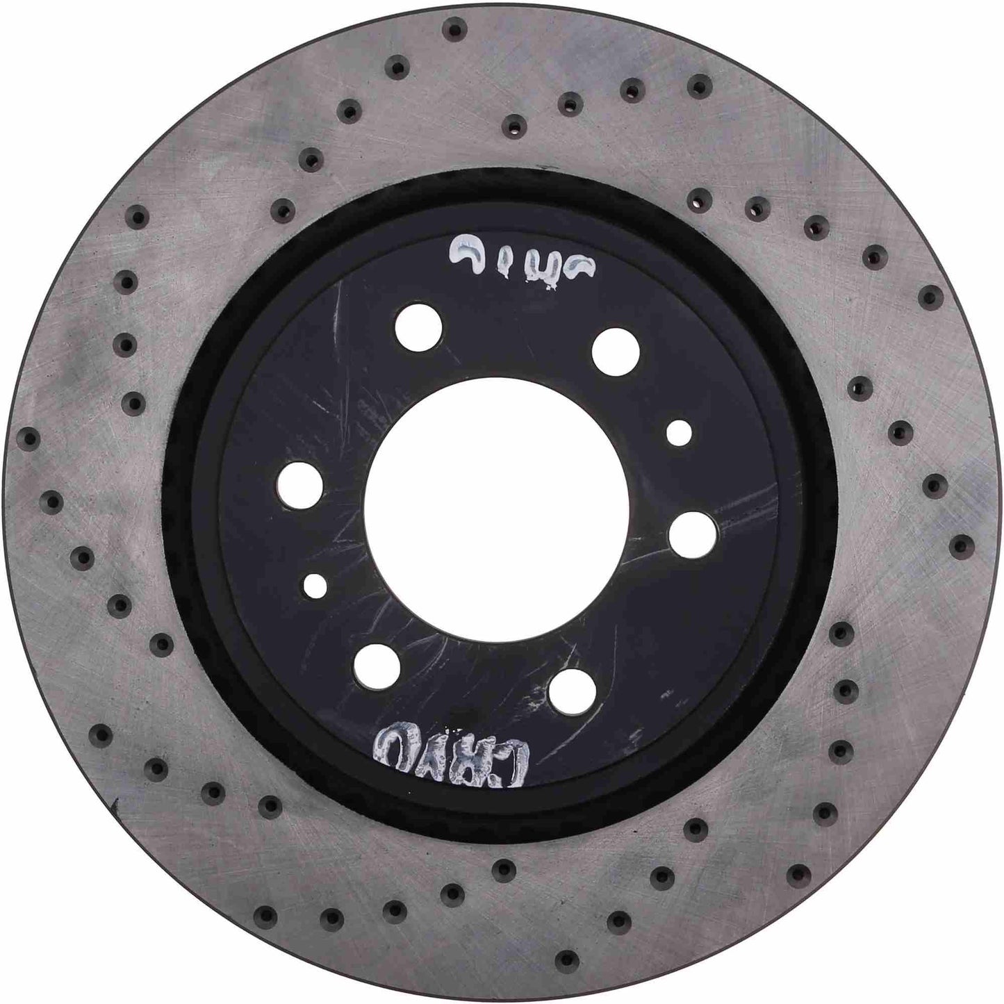 StopTech Sport Cryo Cross Drilled Brake Rotor; Front Right