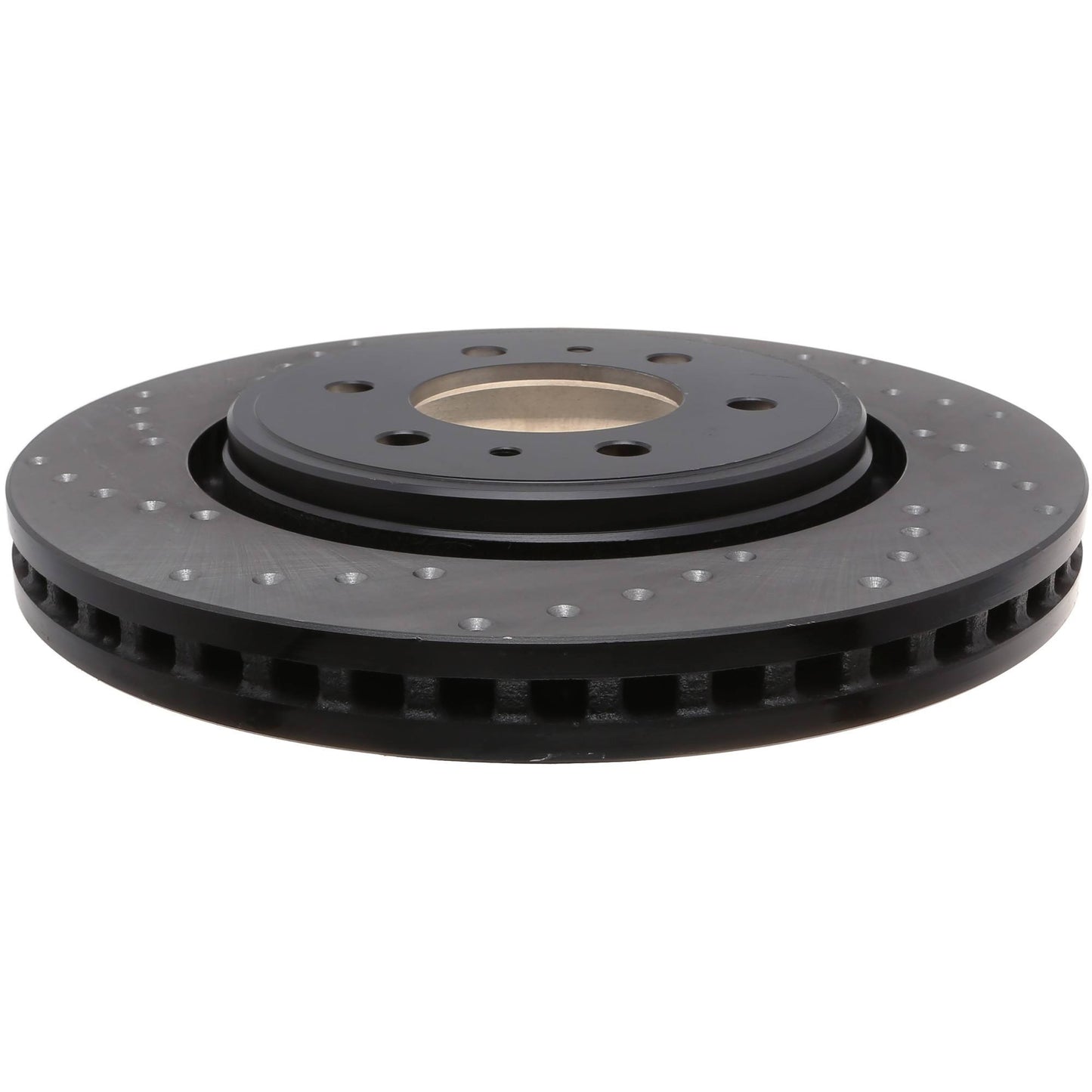 StopTech Sport Cross Drilled Brake Rotor; Front Right