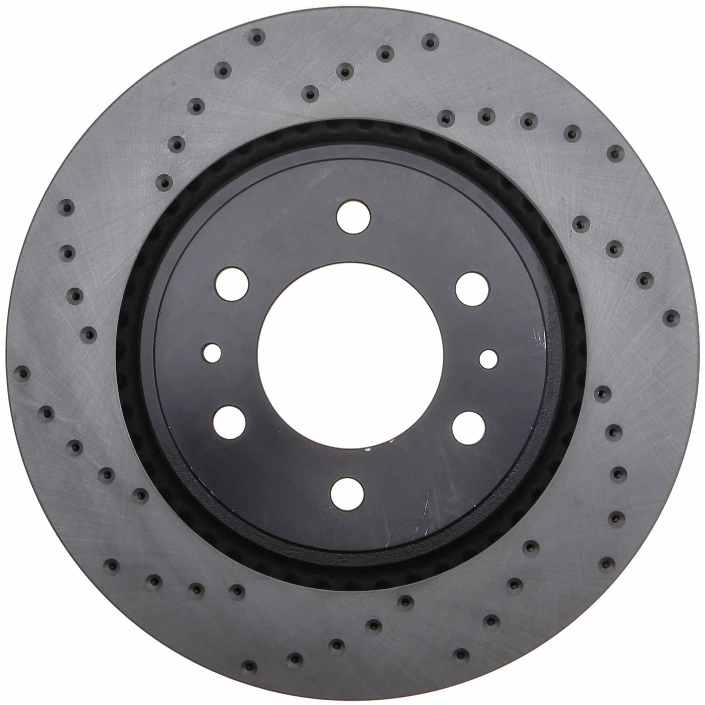 StopTech Sport Cross Drilled Brake Rotor; Front Right