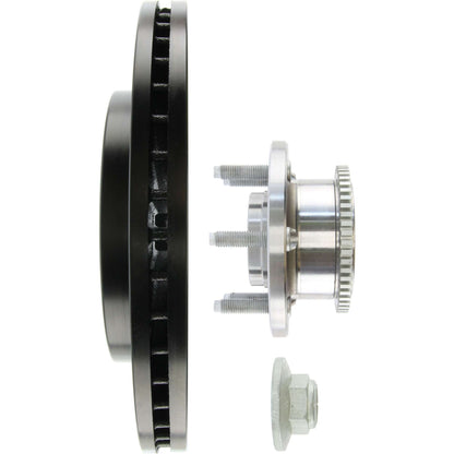 StopTech Sport Cross Drilled Brake Rotor; Front Right