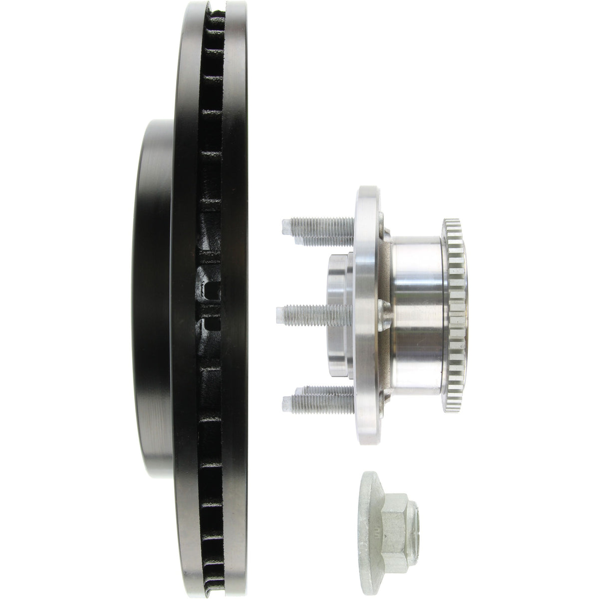 StopTech Sport Cross Drilled Brake Rotor; Front Right