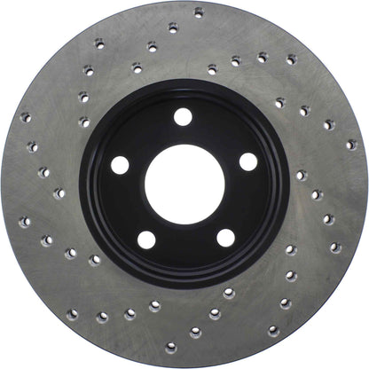 StopTech Sport Cryo Cross Drilled Brake Rotor; Front Left