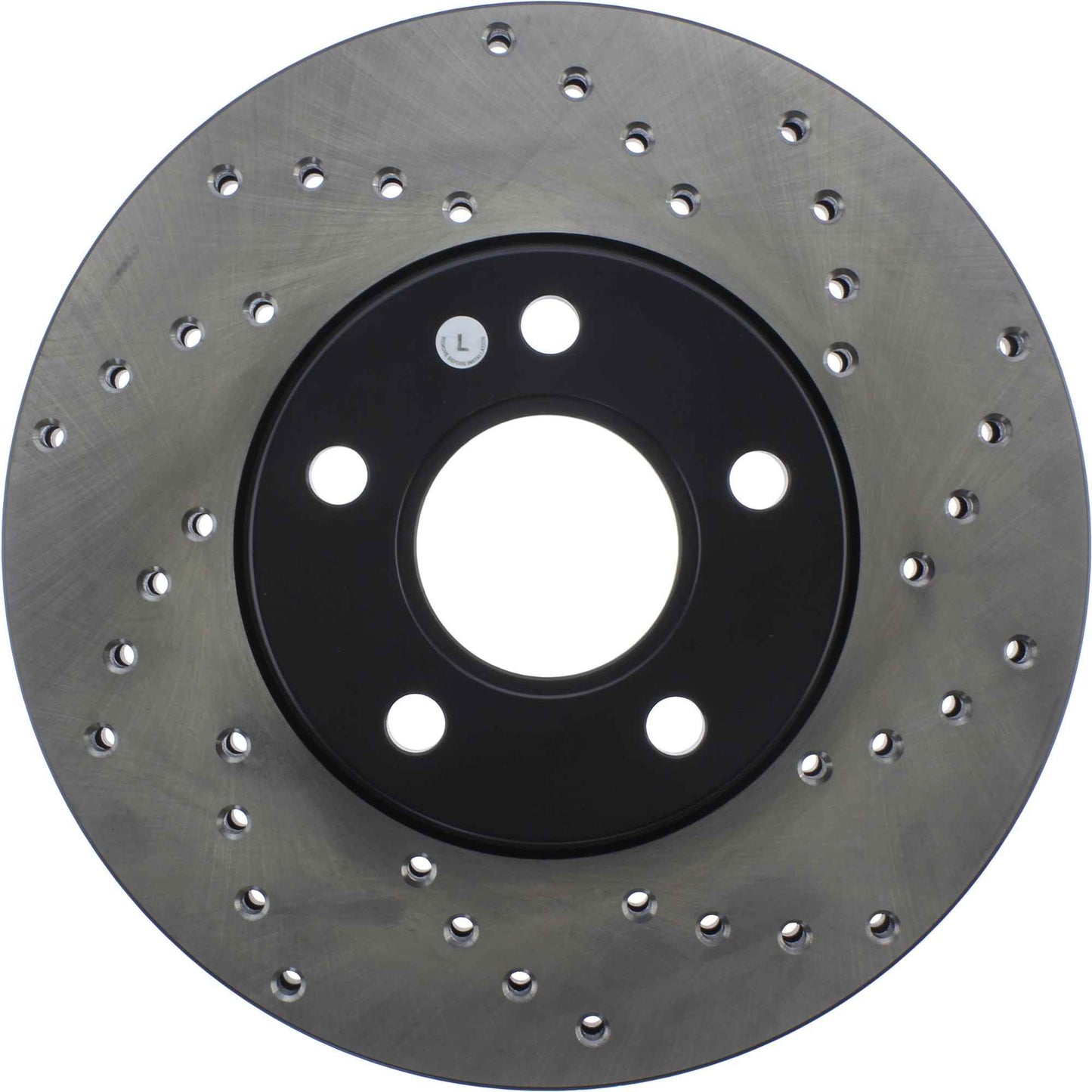 StopTech Sport Cryo Cross Drilled Brake Rotor; Front Left