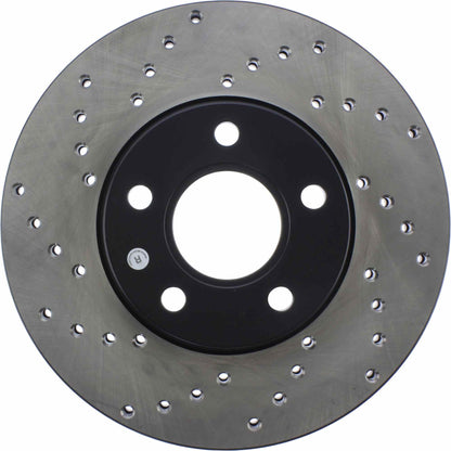 StopTech Sport Cryo Cross Drilled Brake Rotor; Front Right
