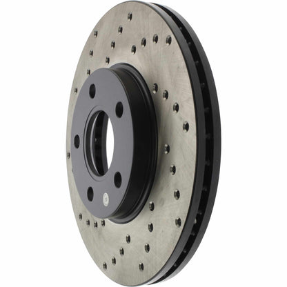 StopTech Sport Cryo Cross Drilled Brake Rotor; Front Right