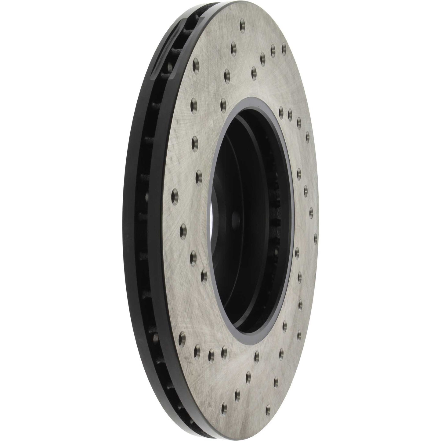 StopTech  Sport Cross Drilled Brake Rotor; Front Left