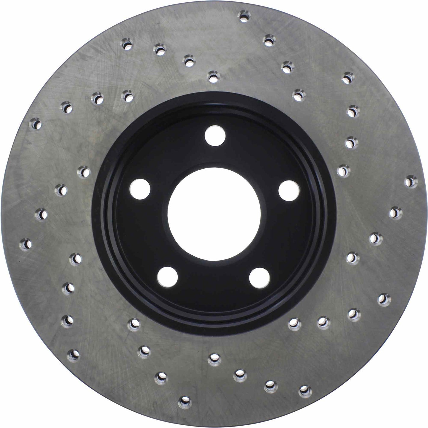 StopTech Sport Cross Drilled Brake Rotor; Front Right