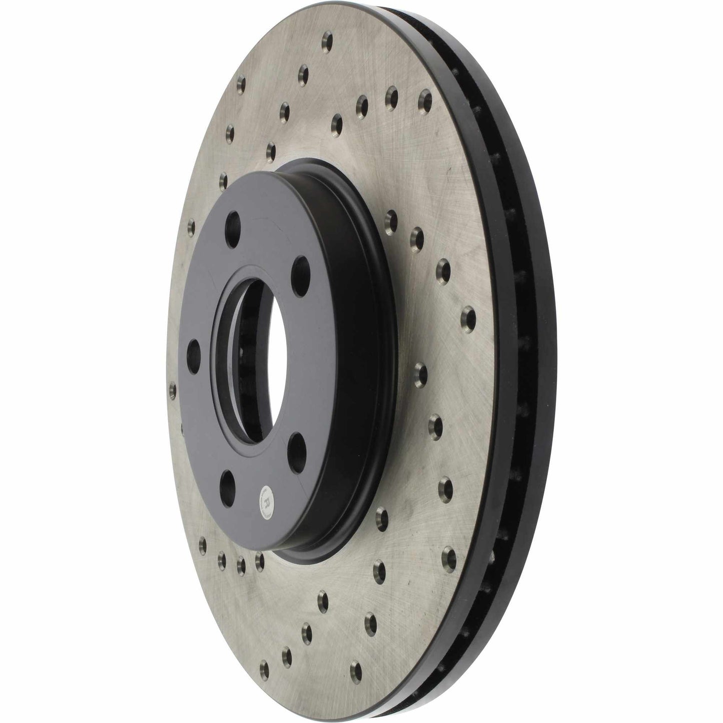 StopTech Sport Cross Drilled Brake Rotor; Front Right