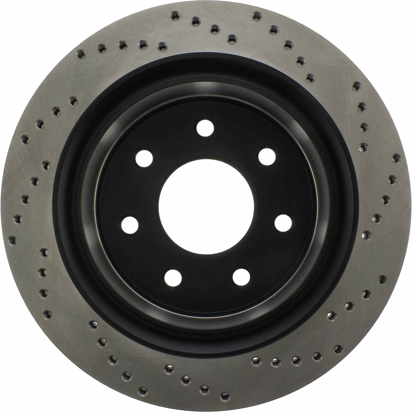 StopTech Sport Cross Drilled Brake Rotor; Rear Right