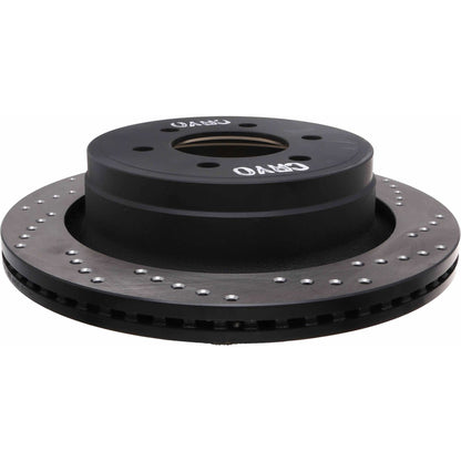 StopTech Sport Cryo Cross Drilled Brake Rotor; Rear Left