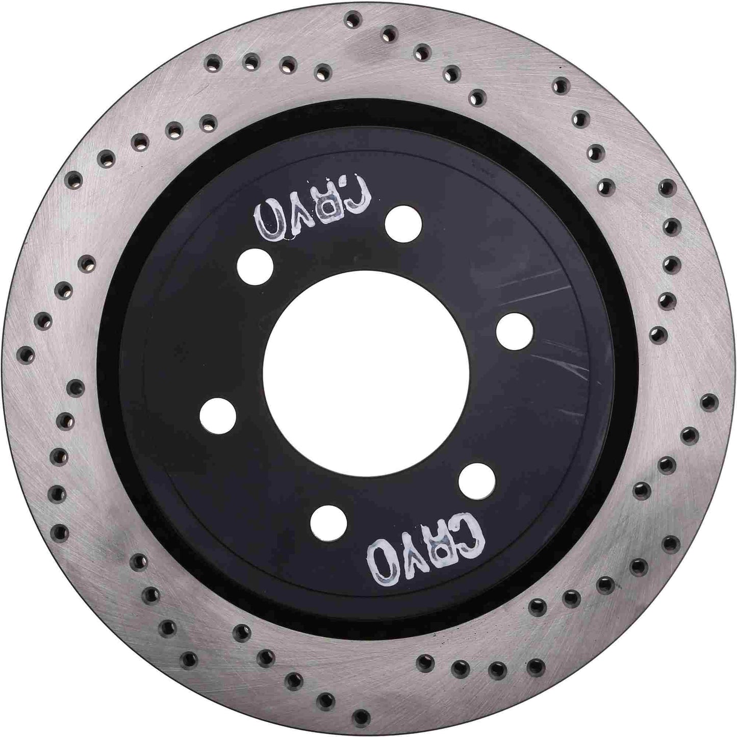 StopTech Sport Cryo Cross Drilled Brake Rotor; Rear Left