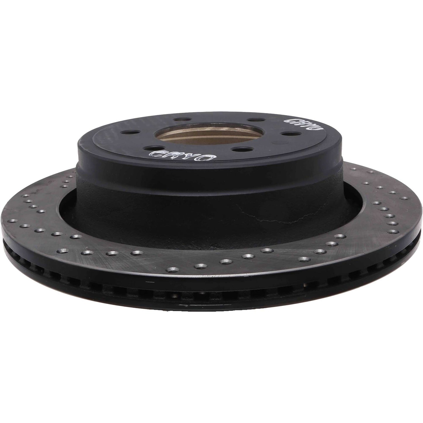 StopTech Sport Cryo Cross Drilled Brake Rotor; Rear Right