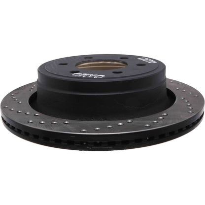 StopTech Sport Cryo Cross Drilled Brake Rotor; Rear Right