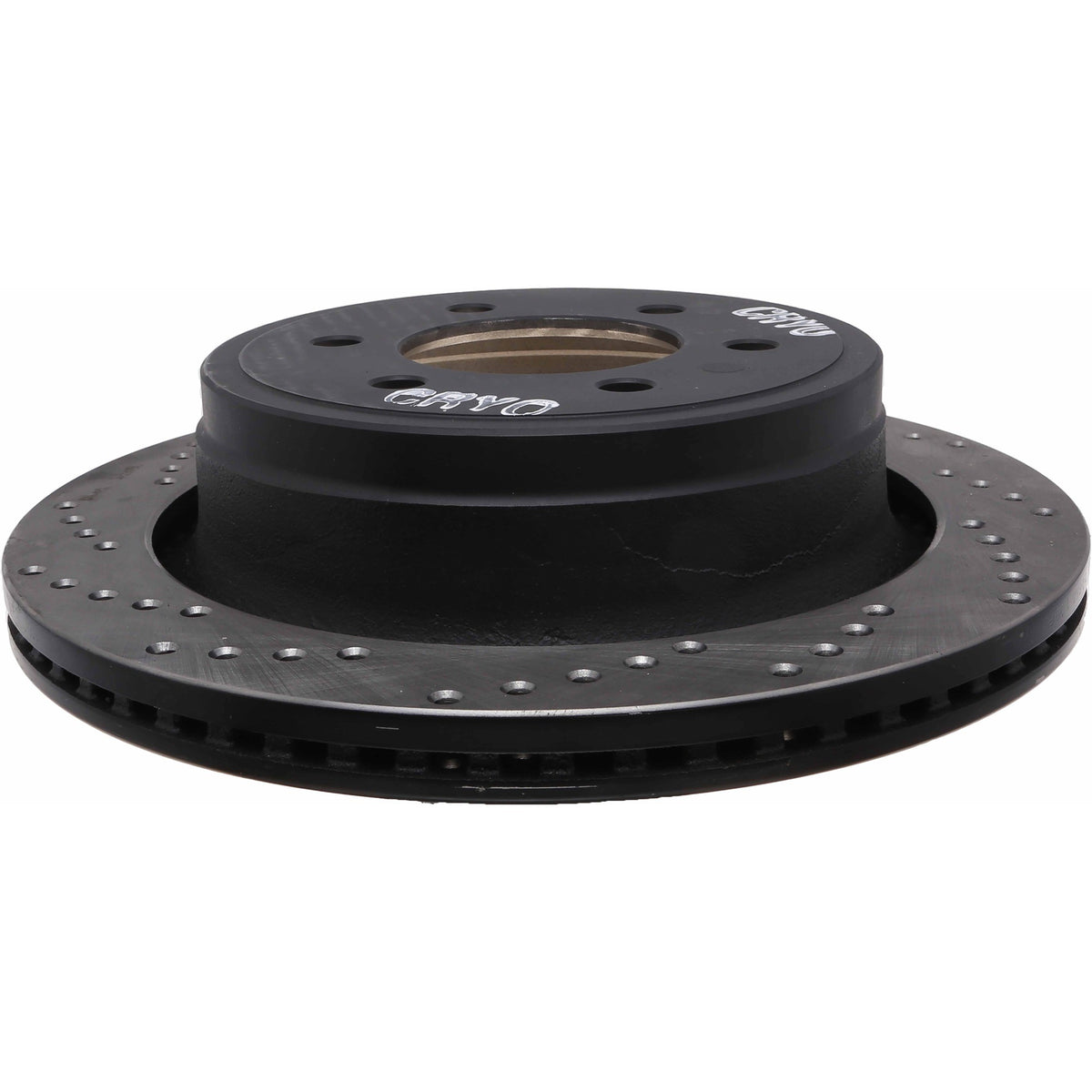 StopTech Sport Cryo Cross Drilled Brake Rotor; Rear Right
