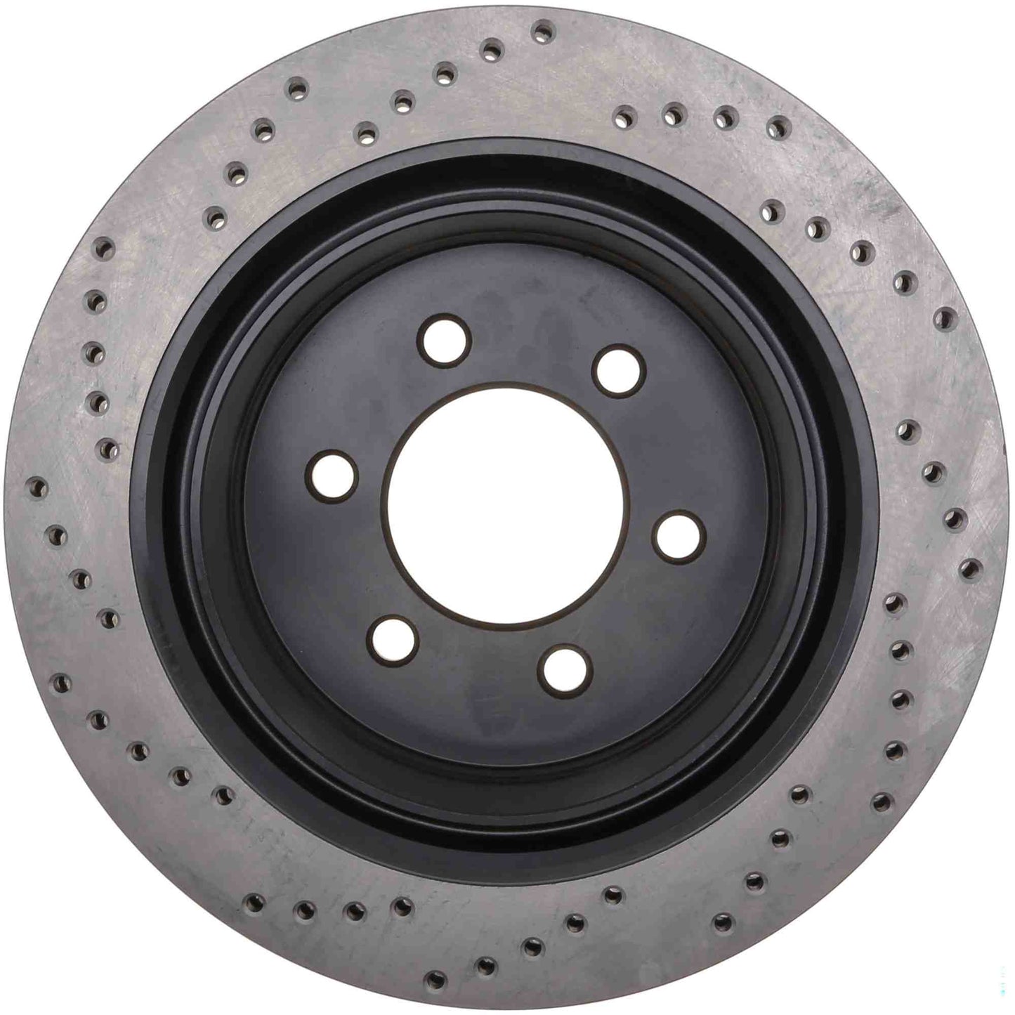 StopTech Sport Cross Drilled Brake Rotor; Rear Left