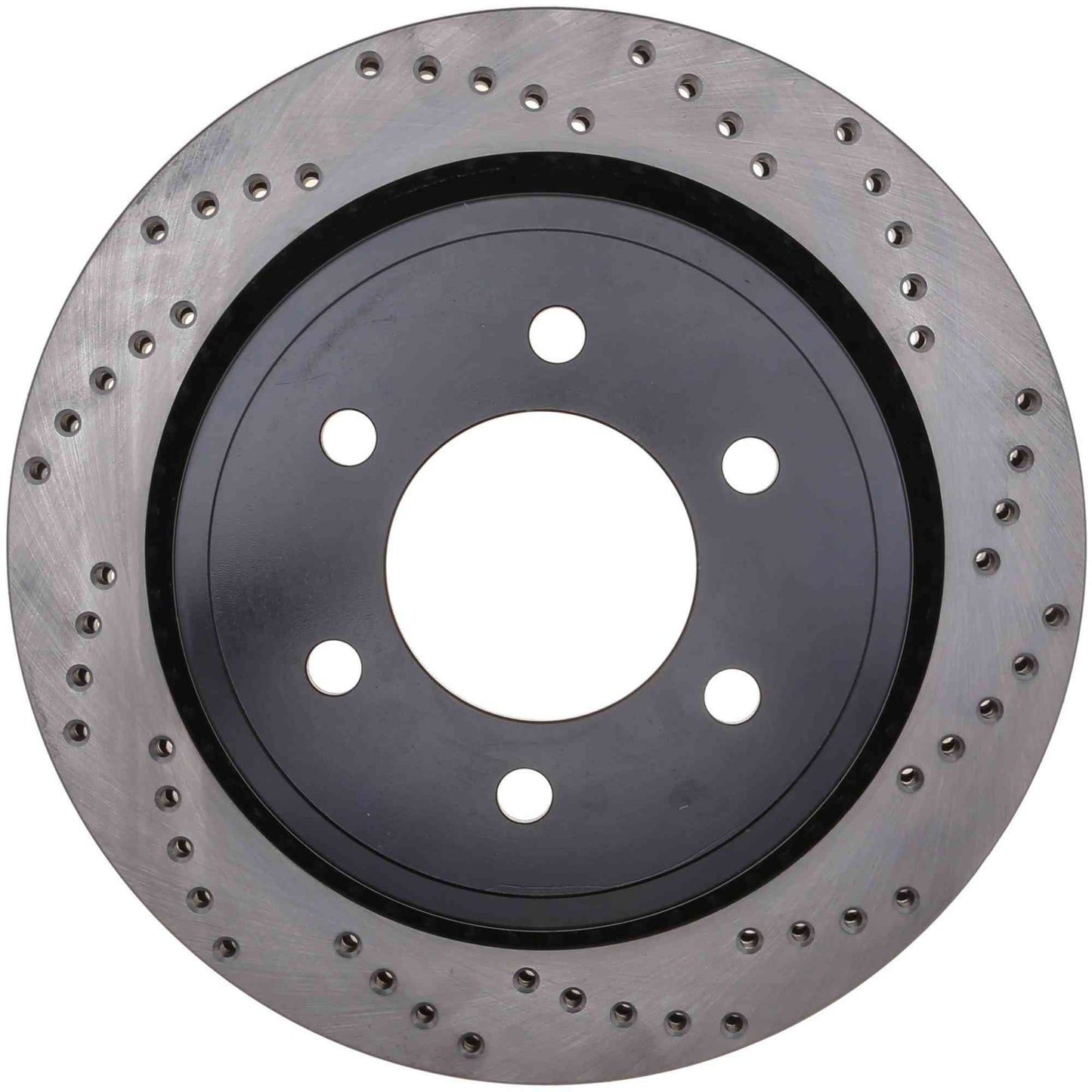 StopTech Sport Cross Drilled Brake Rotor; Rear Left