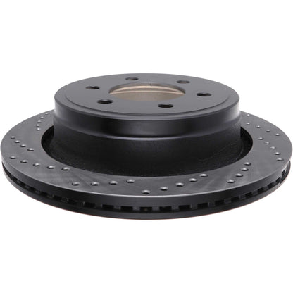StopTech Sport Cross Drilled Brake Rotor; Rear Right