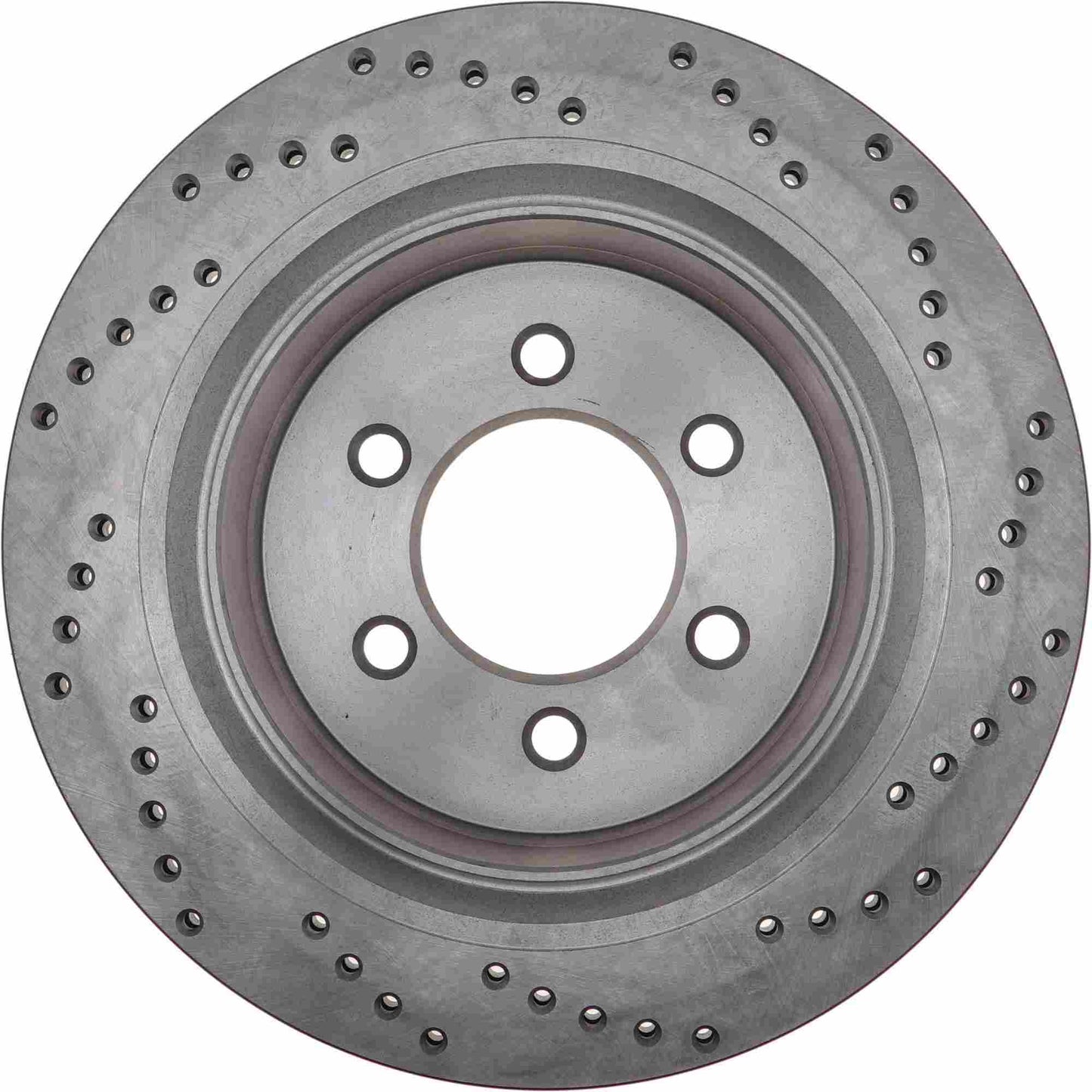 StopTech Sport Cross Drilled Brake Rotor; Rear Right