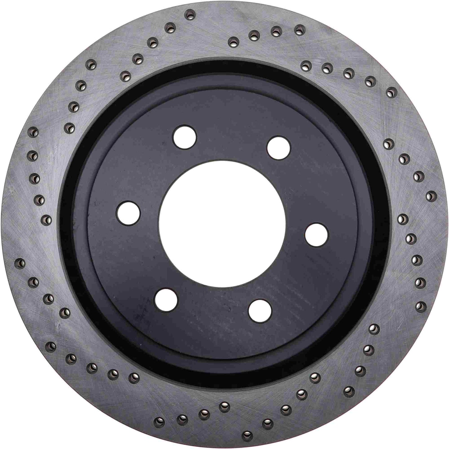 StopTech Sport Cross Drilled Brake Rotor; Rear Right