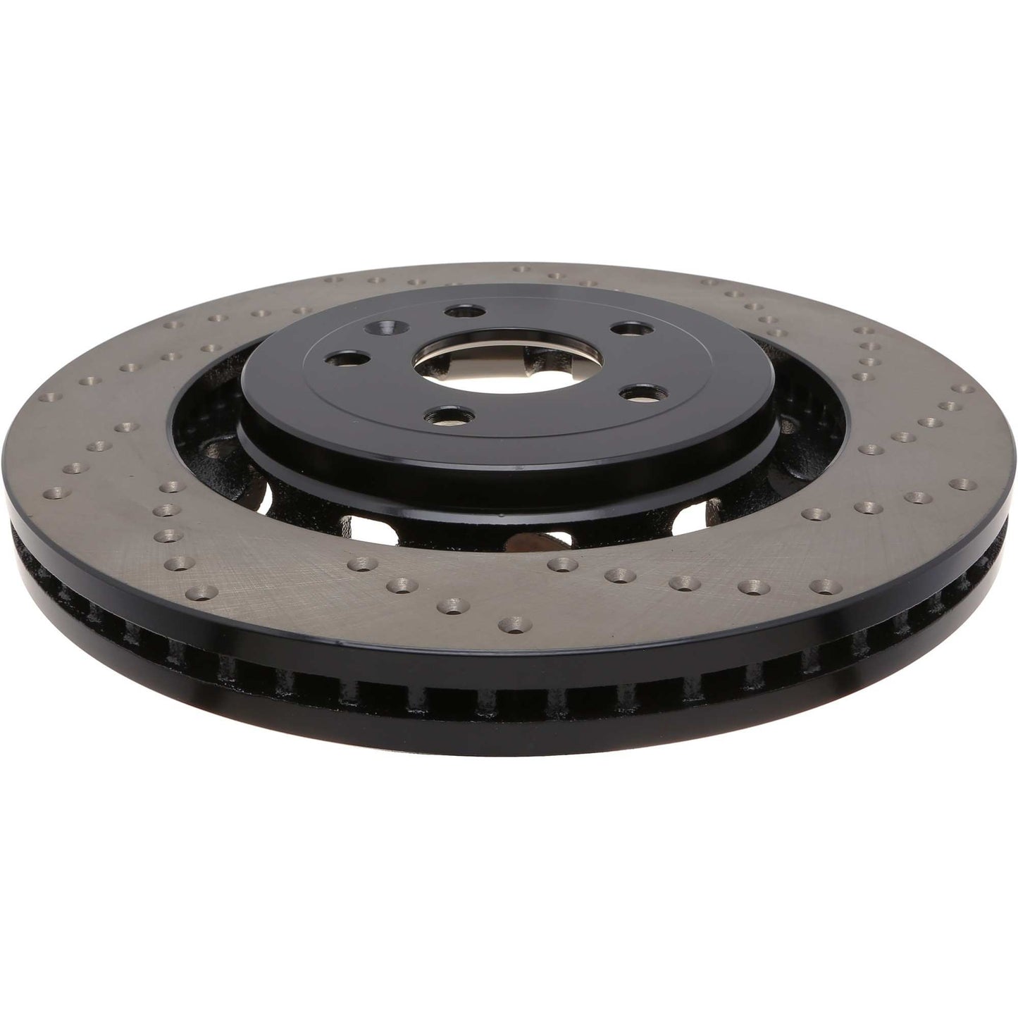 StopTech Sport Cross Drilled Brake Rotor; Front Left