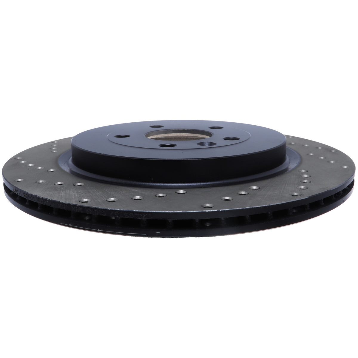 StopTech Sport Cross Drilled Brake Rotor; Rear Right