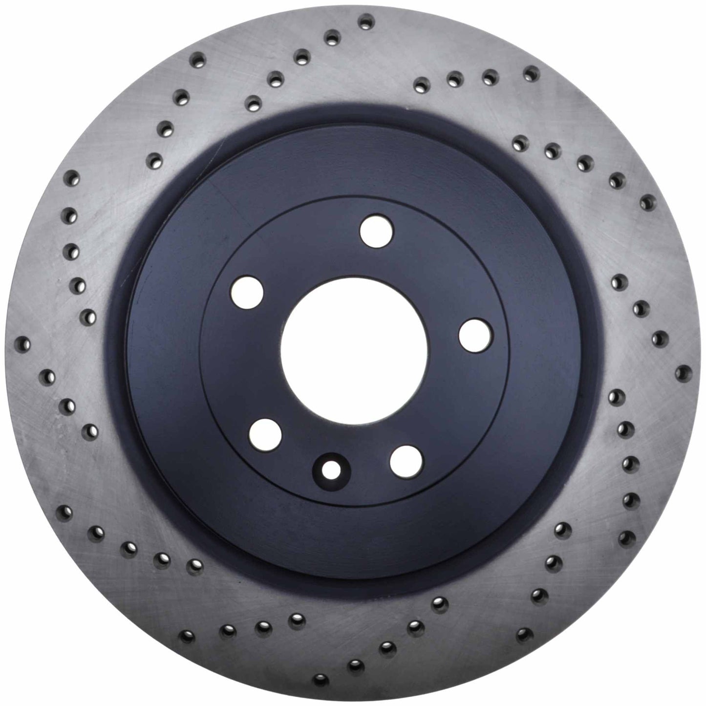 StopTech Sport Cross Drilled Brake Rotor; Rear Right