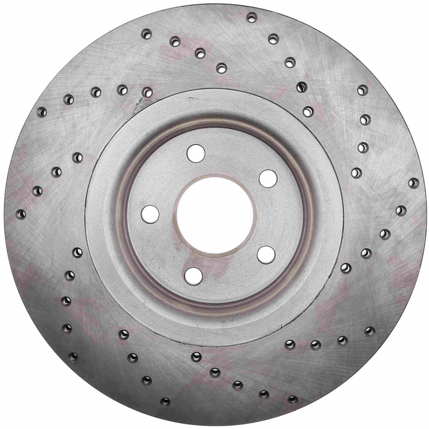 StopTech Sport Cross Drilled Brake Rotor; Front Right