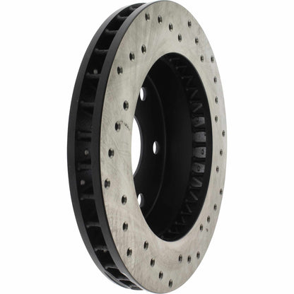 StopTech Sport Cryo Cross Drilled Brake Rotor; Front Right