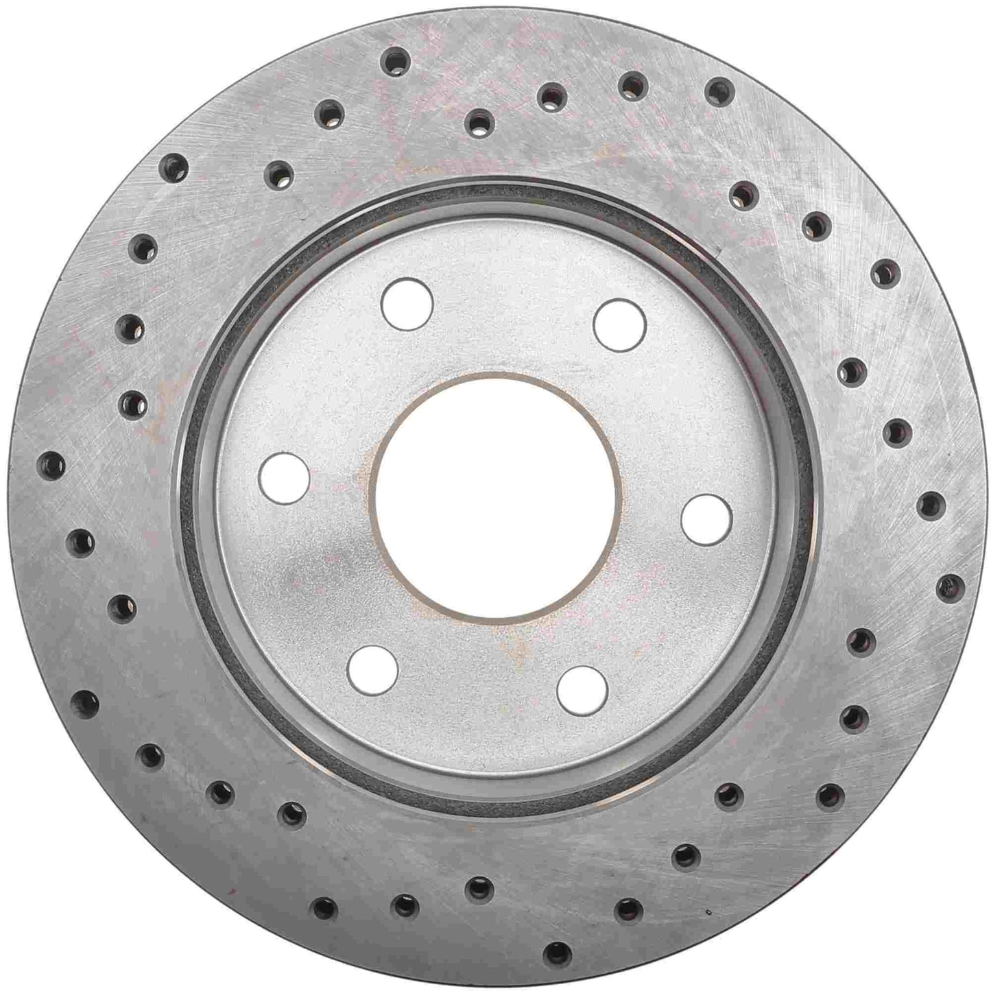 StopTech Sport Cross Drilled Brake Rotor; Front Left