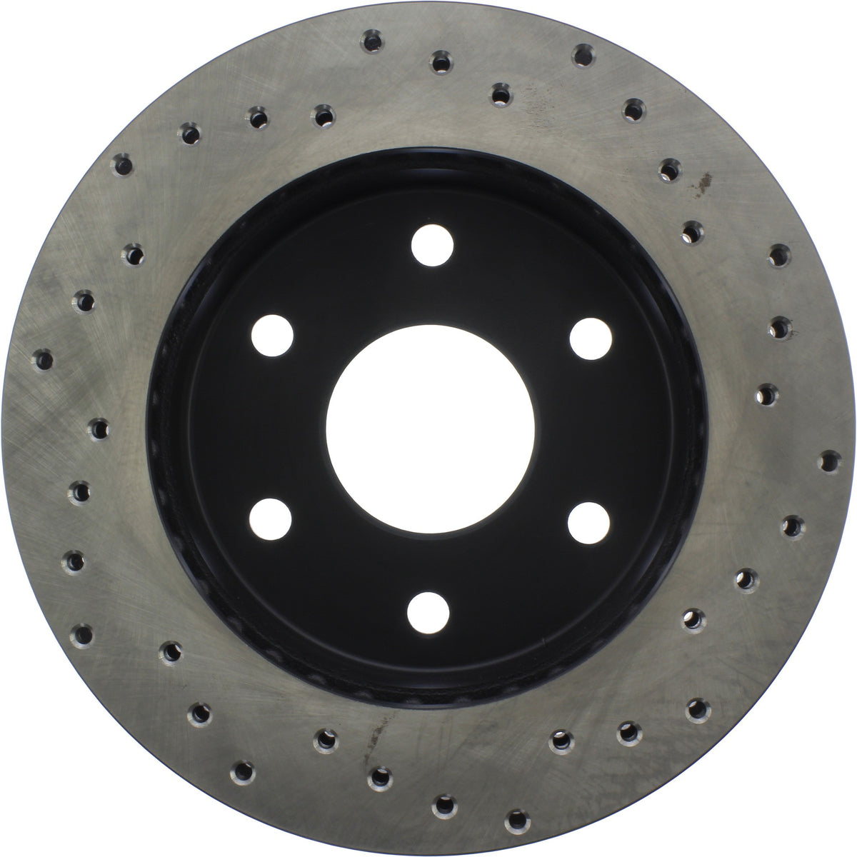 StopTech Sport Cross Drilled Brake Rotor; Front Right